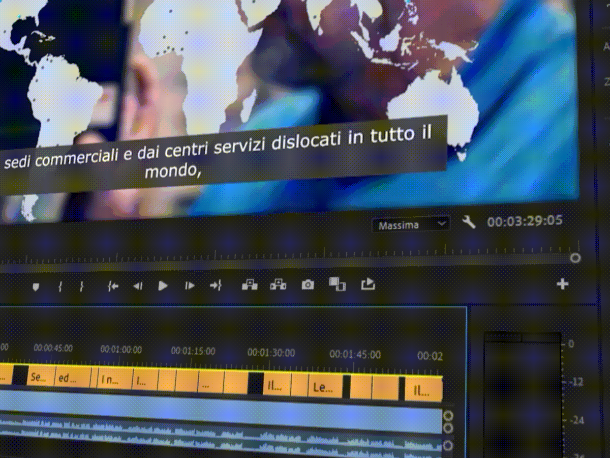 Sottotitolazione video per accessibilità